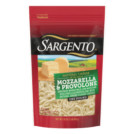 Sargento® Natural Mozzarella & Provolone with Natural Smoke Flavor Shredded Cheese, Traditional Cut, 16 oz